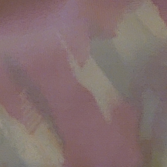 Peck & Peck Stretchy Knit Abstract Print 3/4 Sleeve V-Neck Top Size XL. - Picture 4 of 4